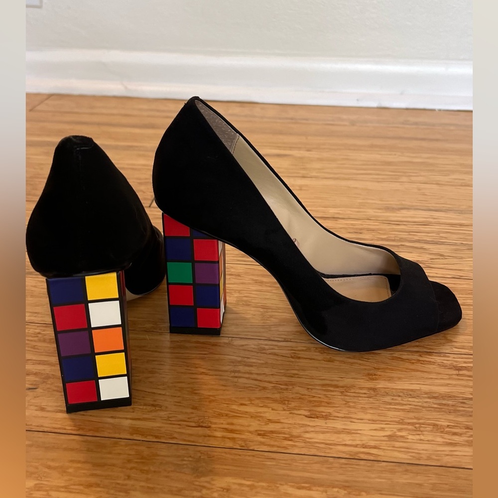 Katy Perry Rubix Cube Heels Size 8.5 8 1/2 39